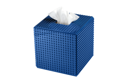 Sapphire Cube Tissue Box