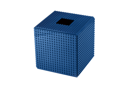 Sapphire Cube Tissue Box