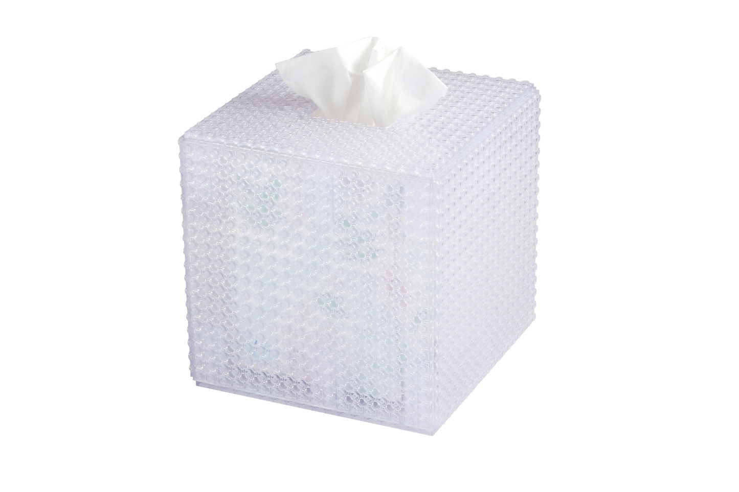 Crystal Clear Cube Tissue Box