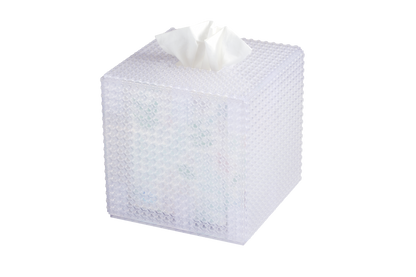 Crystal Clear Cube Tissue Box