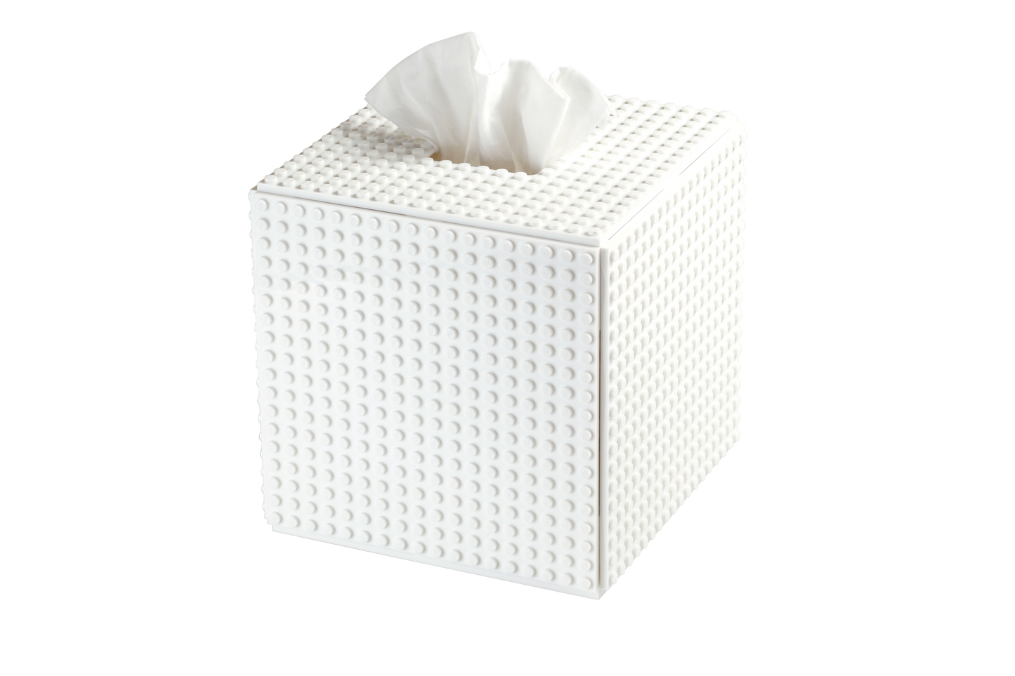 Off-White Cube Tissue Box