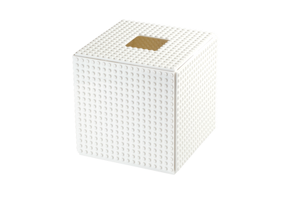 Off-White Cube Tissue Box